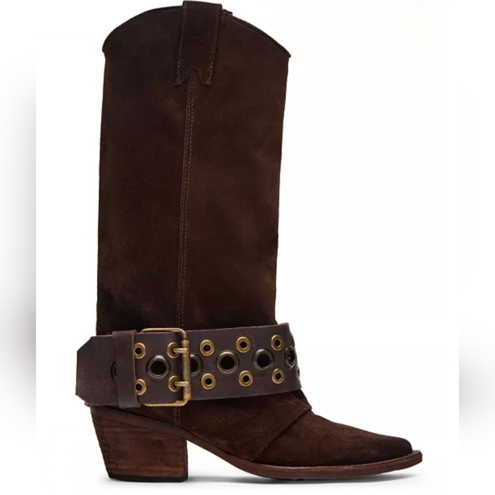 Steve MaddenWomen's Ashwood Western Moto Boots